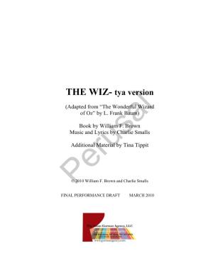 THE WIZ- Tya Version