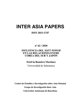 Inter-Asia Papers