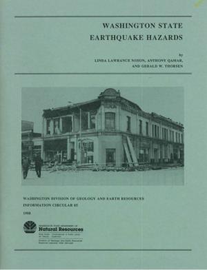 Information Circular 85. Washington State Earthquake Hazards