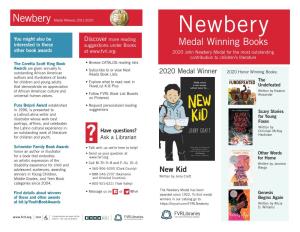 Newbery Medal Winners 2011-2020