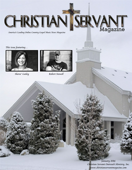January 2016 Christian Servant Outreach Ministry, Inc