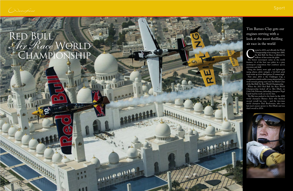 Red Bull Air Race World Championship, March 2015