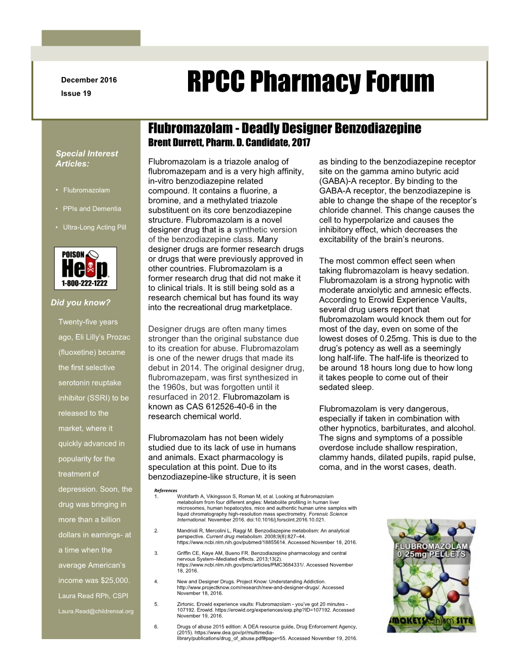 RPCC Pharmacy Forum: December 2016