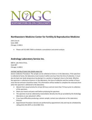 Northwestern Medicine Center for Fertility & Reproductive Medicine