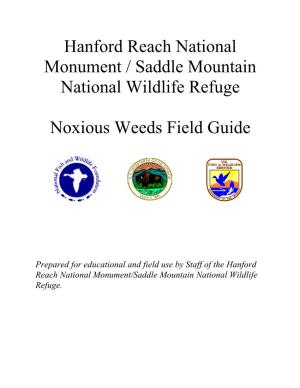 Complete Hanford Reach National Monument Weed Book