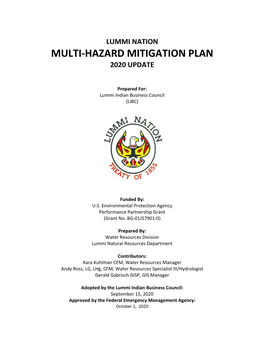 Multi-Hazard Mitigation Plan 2020 Update