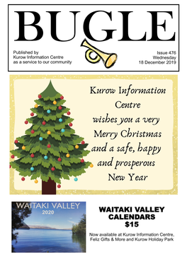 Waitaki Valley Calendars $15