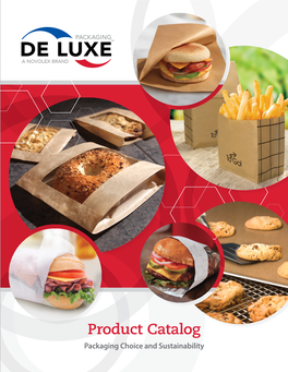 Product Catalog Packaging Choice and Sustainability Brand Profile Table of Contents