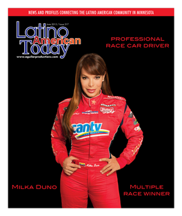 Professional Race Car Driver Milka Duno