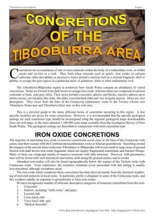 Iron Oxide Concretions