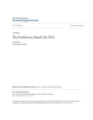 The Parthenon, March 26, 2015