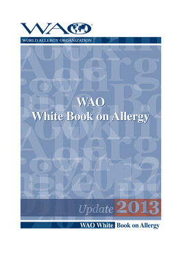 WAO White Book on Allergy