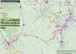 Wilmslow, Knutsford, Alderley Edge Public Transport Map 29Th October