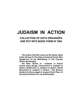 Judaism in Action, Book.Pdf