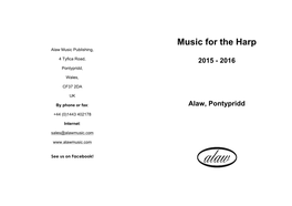 Music for the Harp Alaw Music Publishing