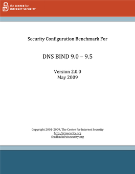 Dns Bind 9.0 – 9.5