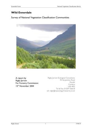 Wild Ennerdale Survey of NVC Communities 2004