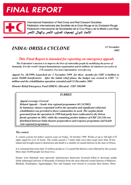 Ifrc.Org Appeal No