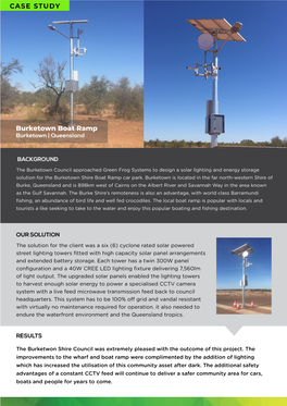 CASE STUDY Burketown Boat Ramp