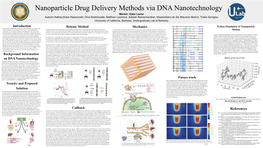 Nanoparticle Drug Delivery Methods Via DNA Nanotechnology