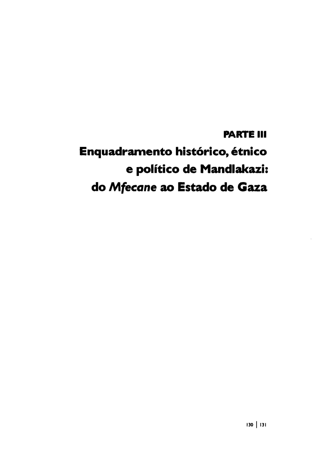 Do Mfecane Ao Estado De Gaza