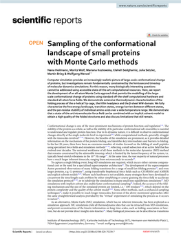 Sampling of the Conformational Landscape of Small Proteins With