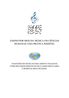 Ensino Por Meio Da Música Em Ciências Humanas: Uma Prática Possível