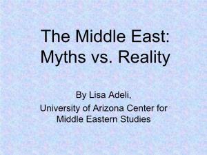 The Middle East: Myths Vs. Reality