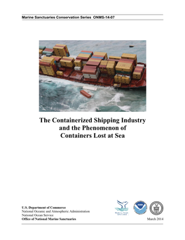 The Containerized Shipping Industry and the Phenomenon of Containers Lost at Sea