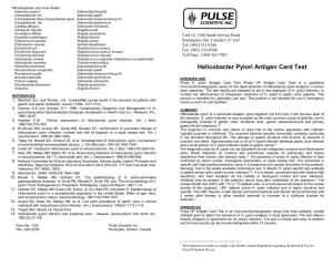 PULSE S. Aureus Latex Slide Test