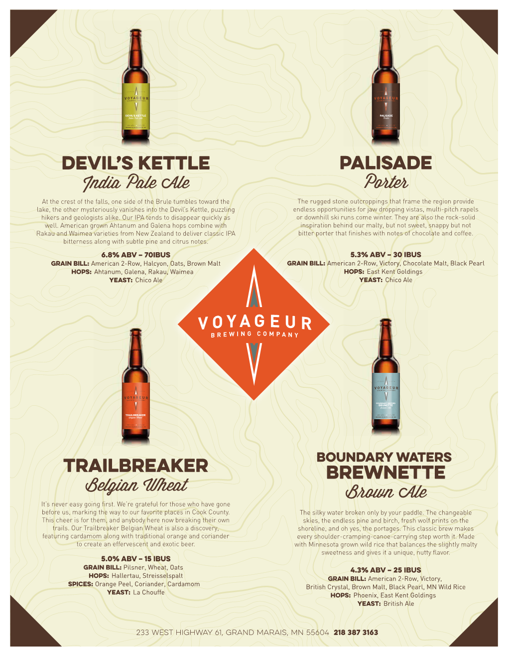 Devil's Kettle India Pale Ale Brewnette B Own Ale Trailbreaker Belgian