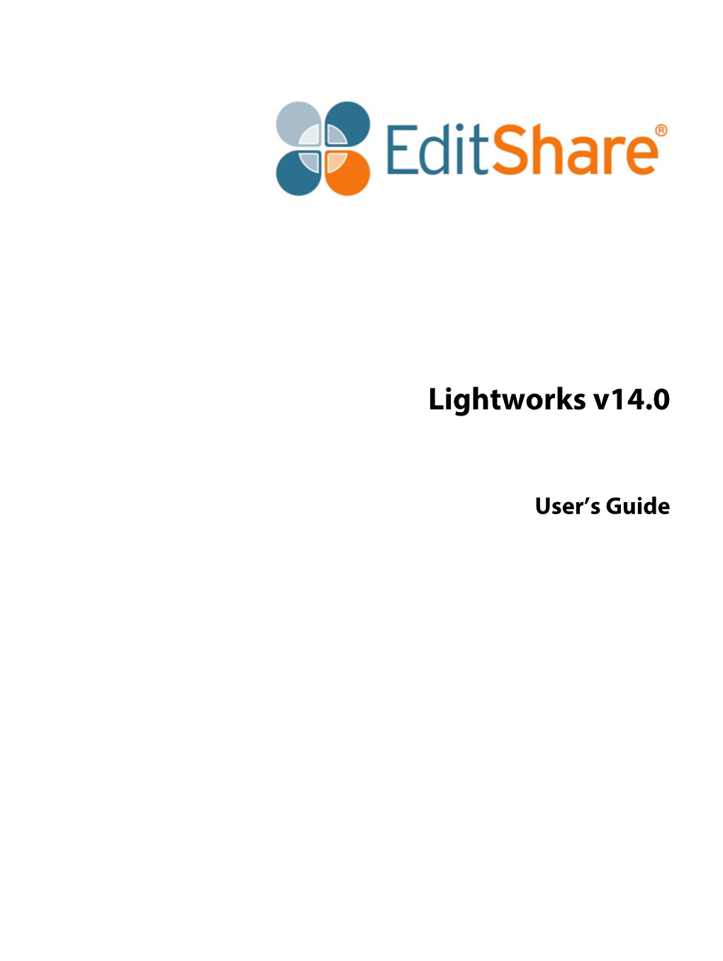 Lightworks V14 User's Guide