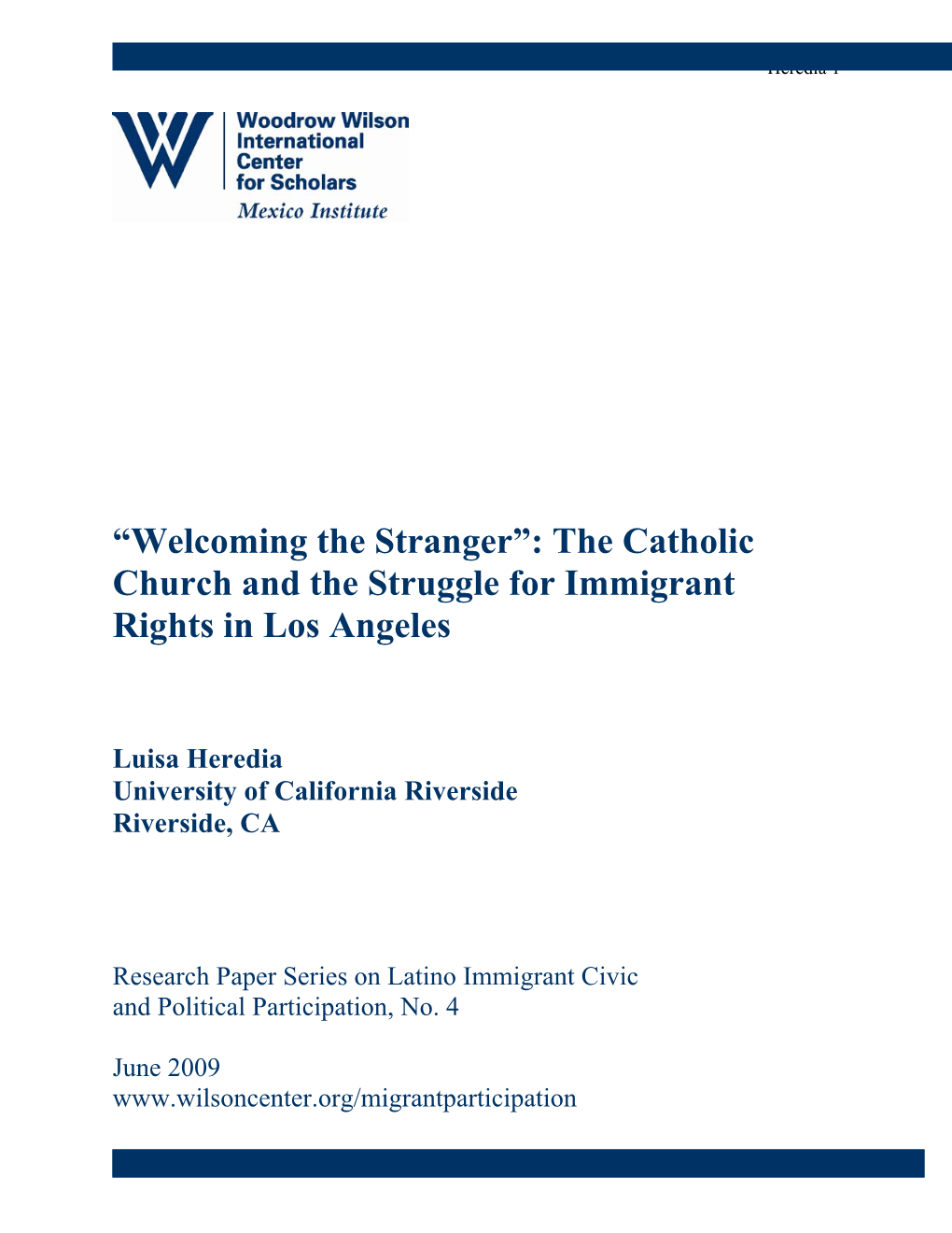 I Find That the Catholic Church's Campaign During the 1990S Utilized the Internal Structure of the Church to Reach out to Cath