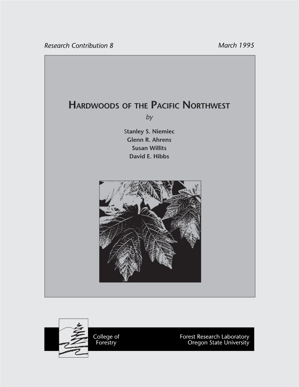 HARDWOODS of the PACIFIC NORTHWEST By