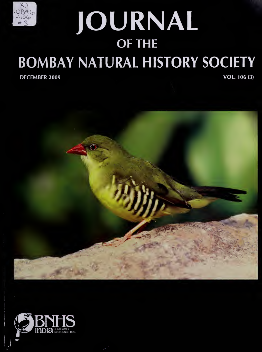 Journal of the Bombay Natural History Society