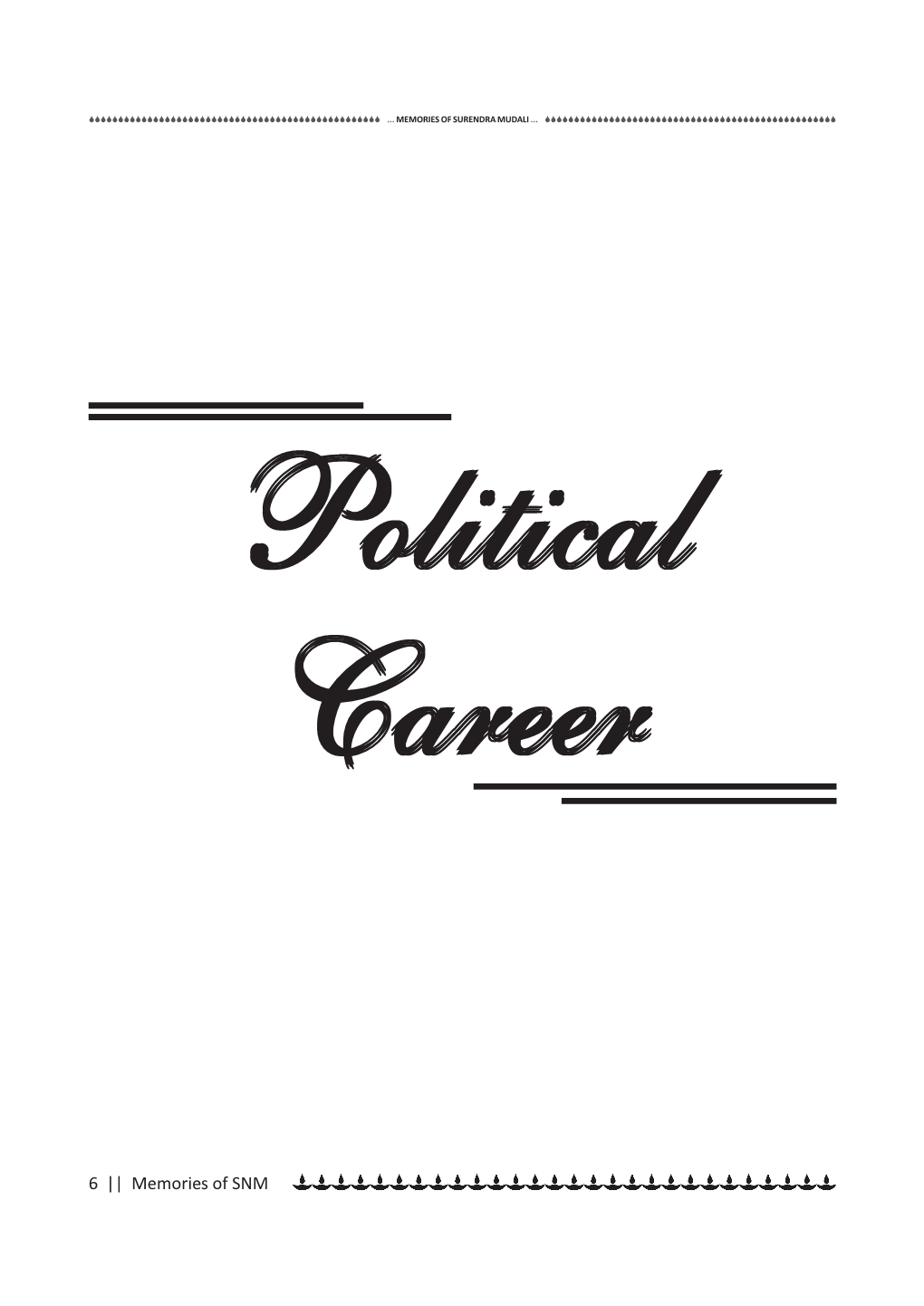 Political Careercareercareer
