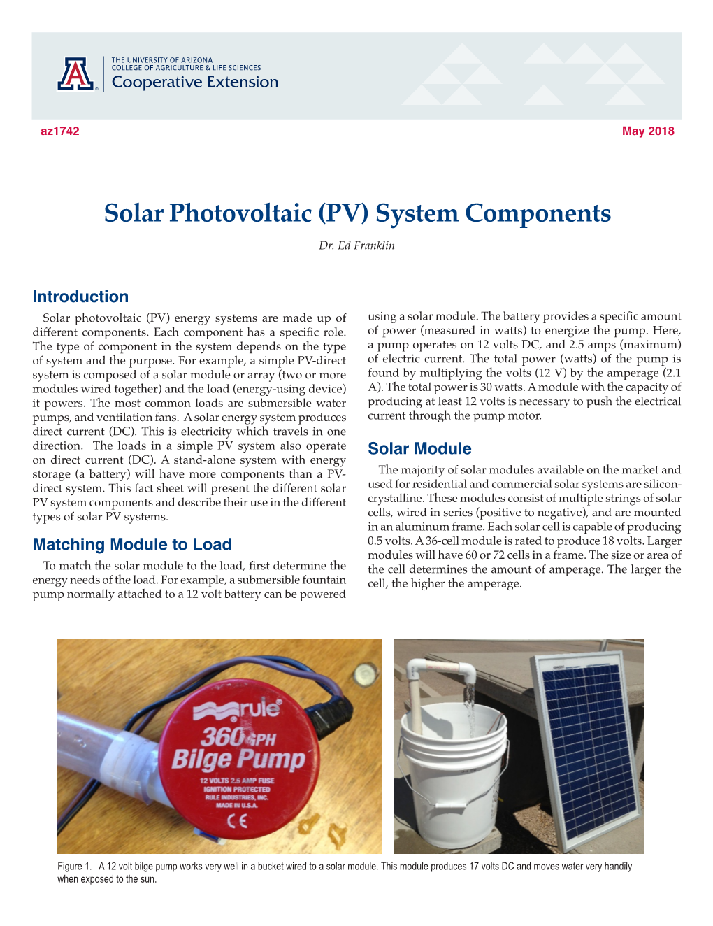 Solar Photovoltaic (PV) System Components Dr