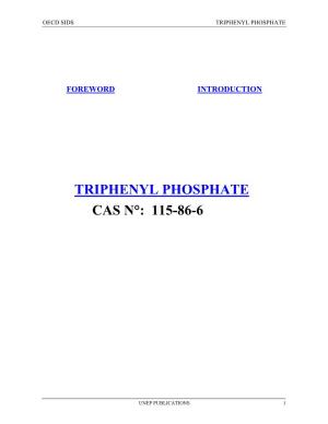 Triphenyl Phosphate Cas N°: 115-86-6
