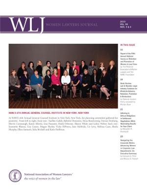 Women Lawyers Journal Vol