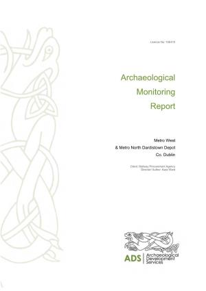 Archaeological Monitoring Report