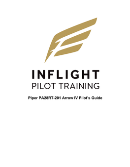 Piper PA28RT-201 Arrow IV Pilot's Guide