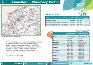 Camelford - Pharmacy Profile 2017