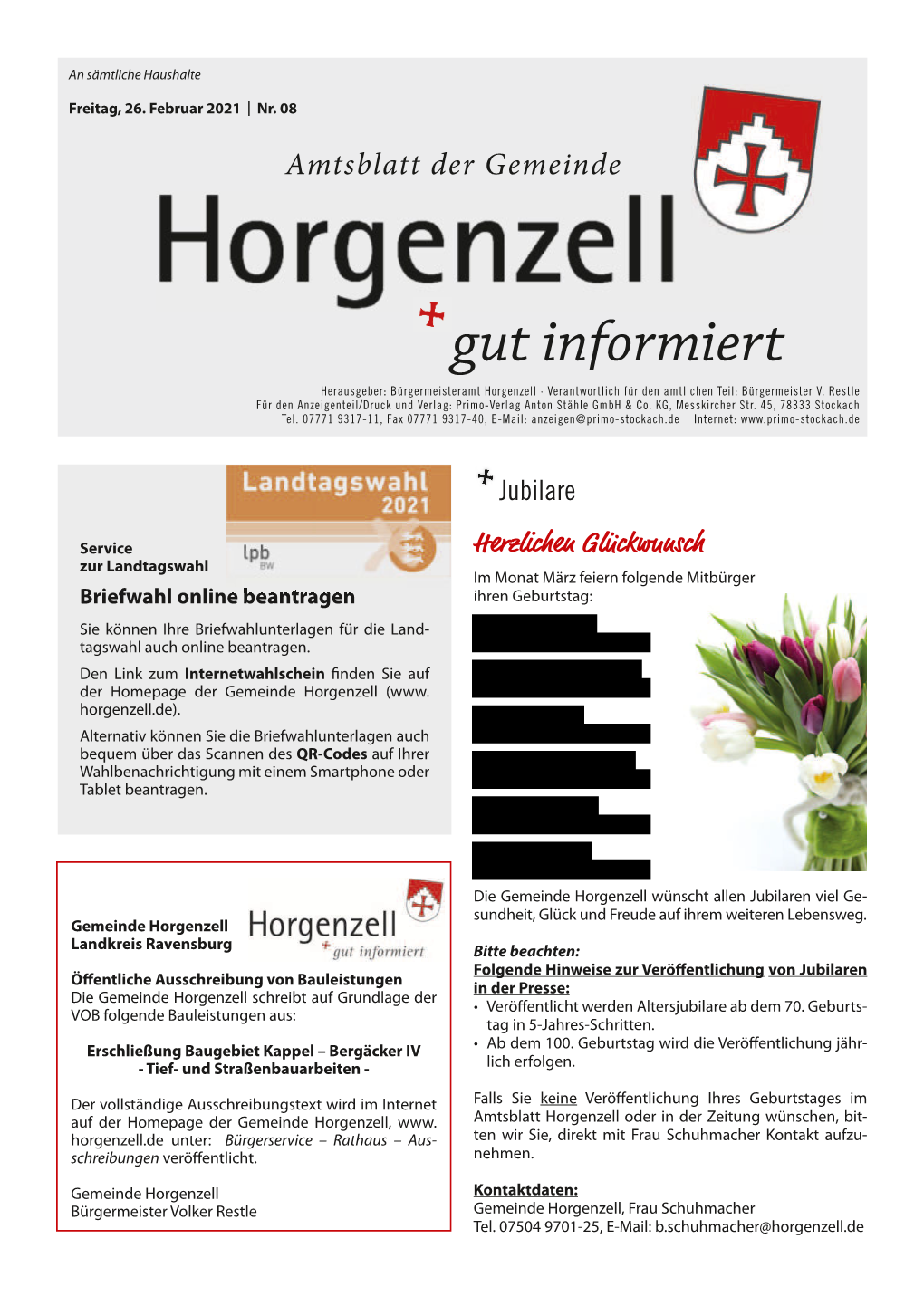 Ausgabe Vom 26. Februar 2021