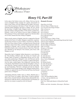 Henry VI, Part III in the Wake of the Yorkist Victory at St
