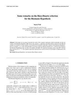 Some Remarks on the Báez-Duarte Criterion for the Riemann Hypothesis