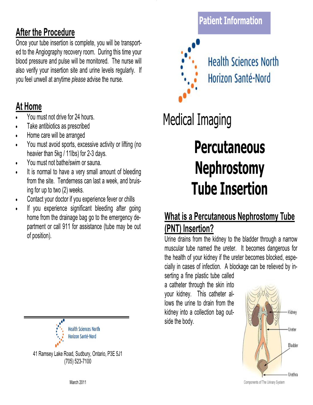 Percutaneous Nephrostomy Tube Insertion - DocsLib