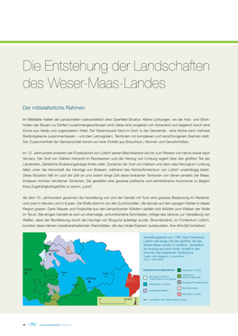 Die Entstehung Der Landschaften Des Weser-Maas-Landes