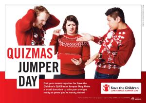 DAY Get Your Teams Together for Save the Children's QUIZ-Mas Jumper