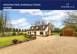 Meadow View, Madingley Road, Coton