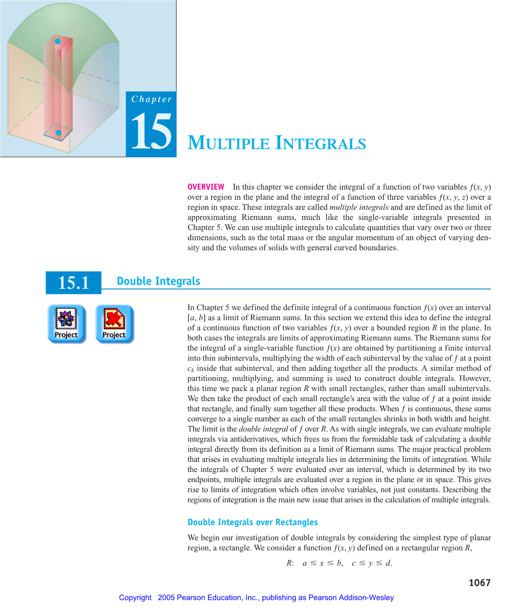 Multiple Integrals